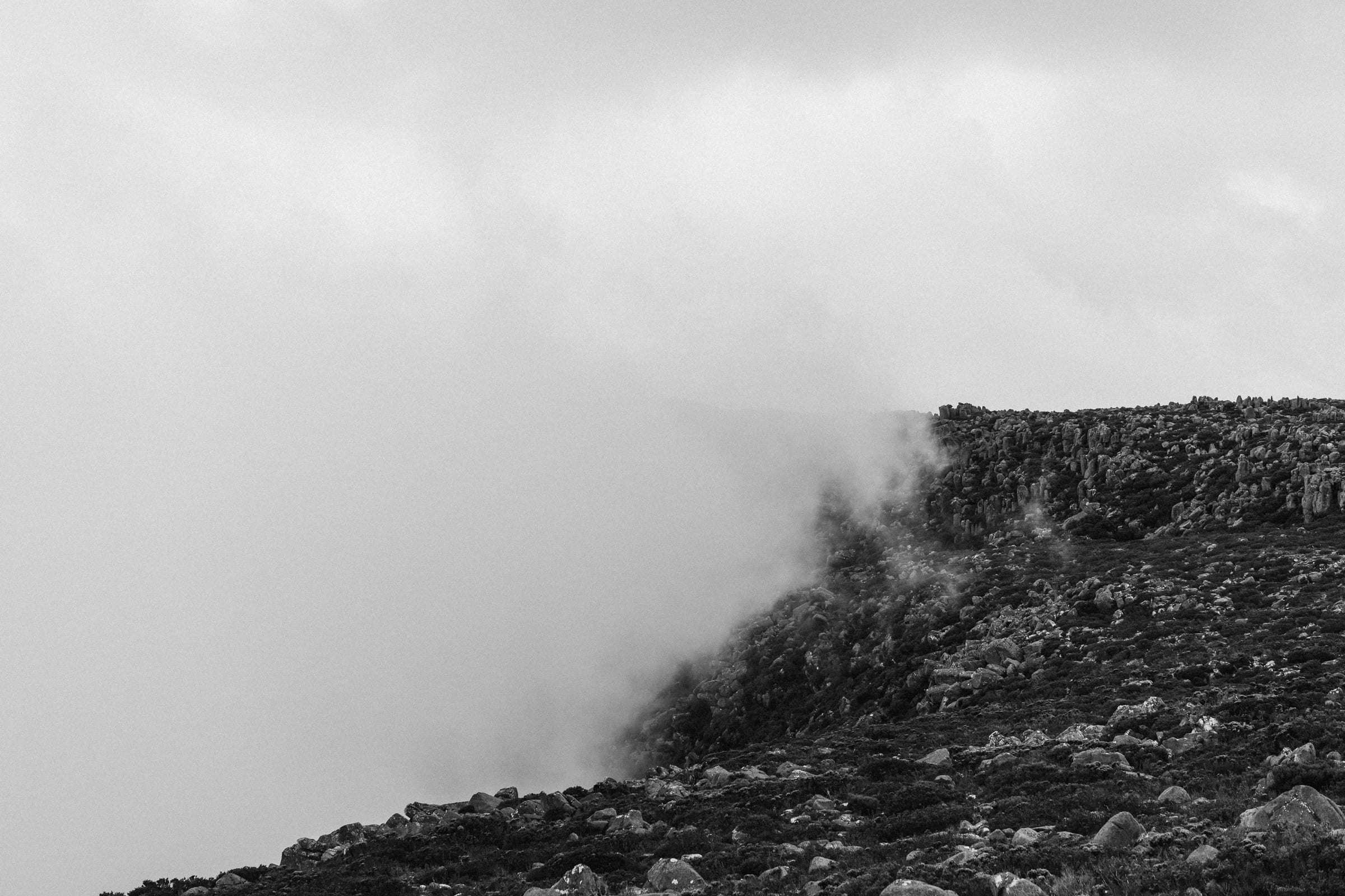 Cloud on the ridge