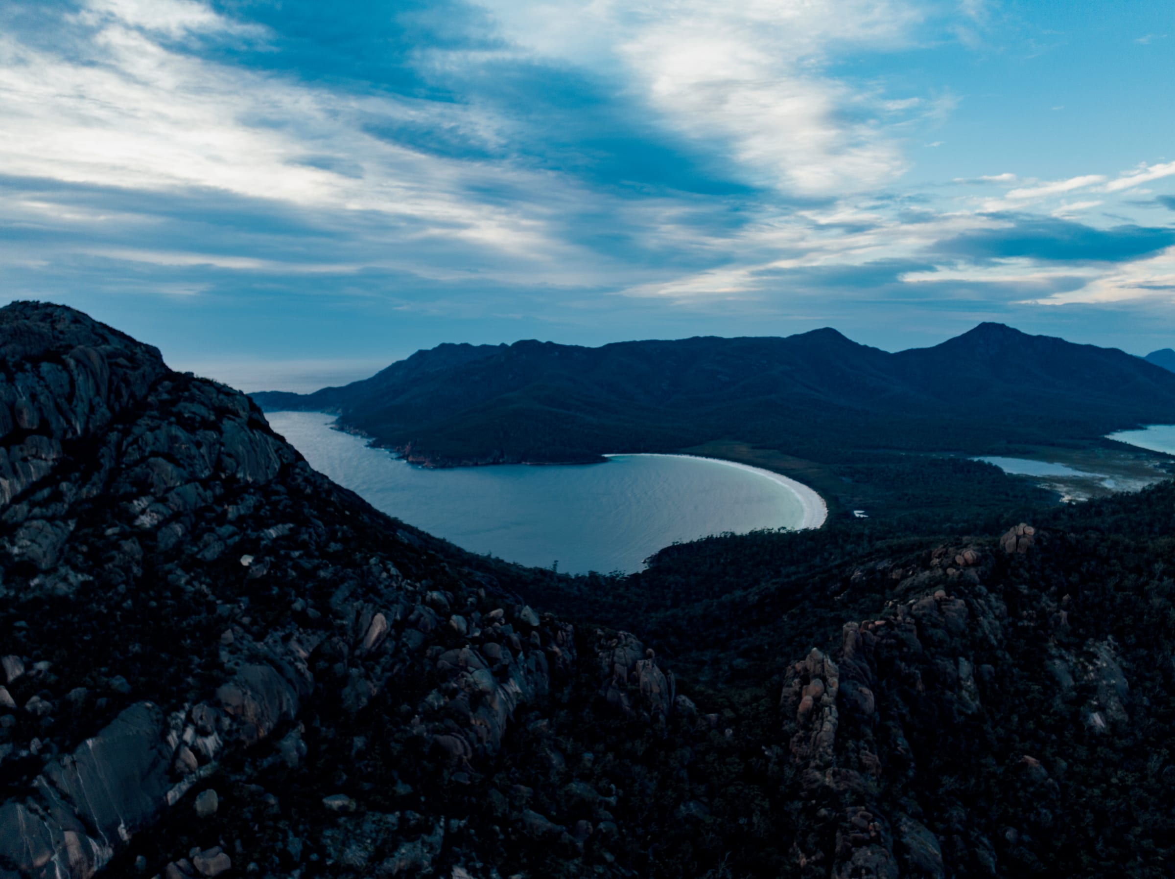 Wineglass Bay, dusk