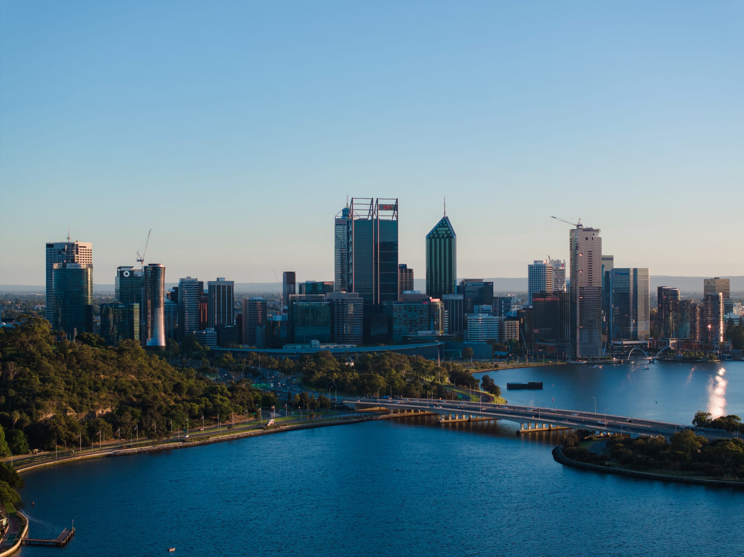 Perth over the river