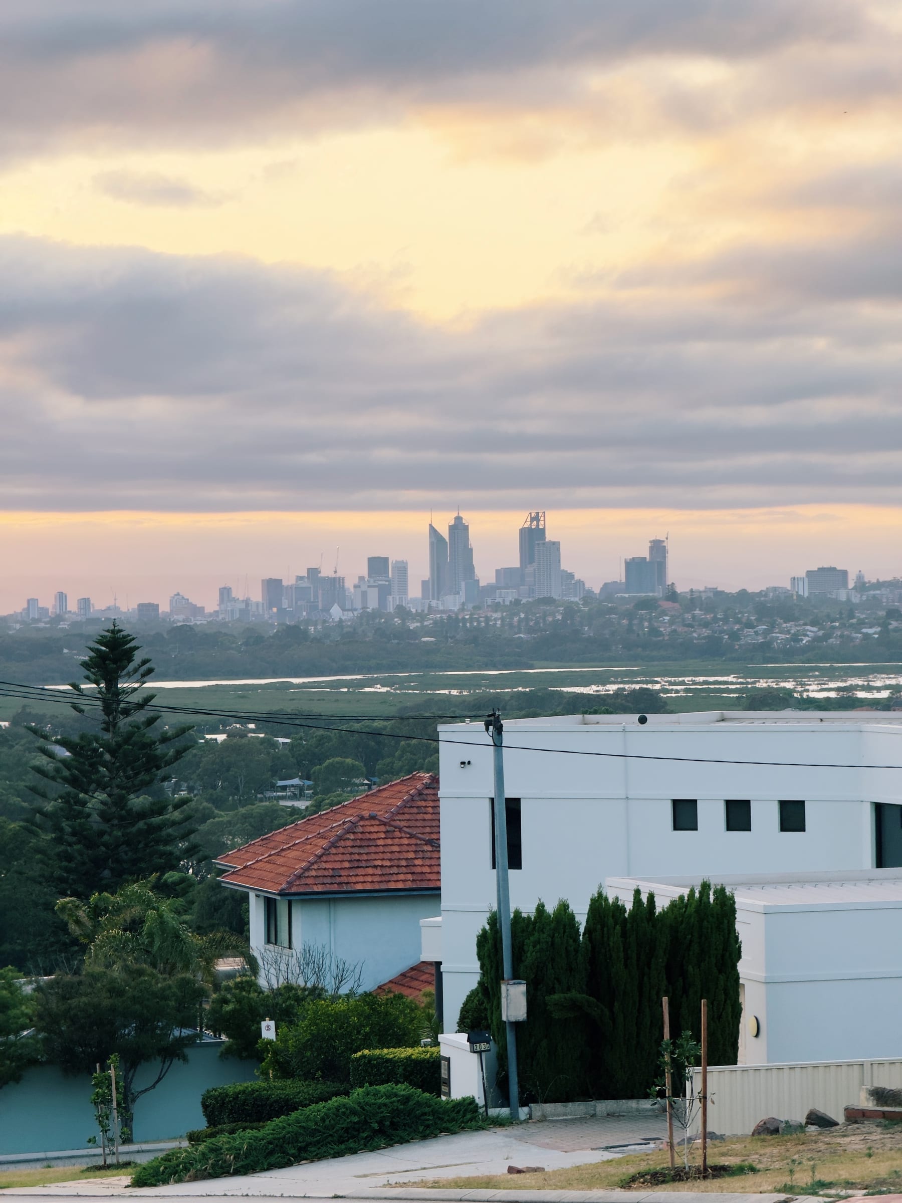 Skyline from the hills