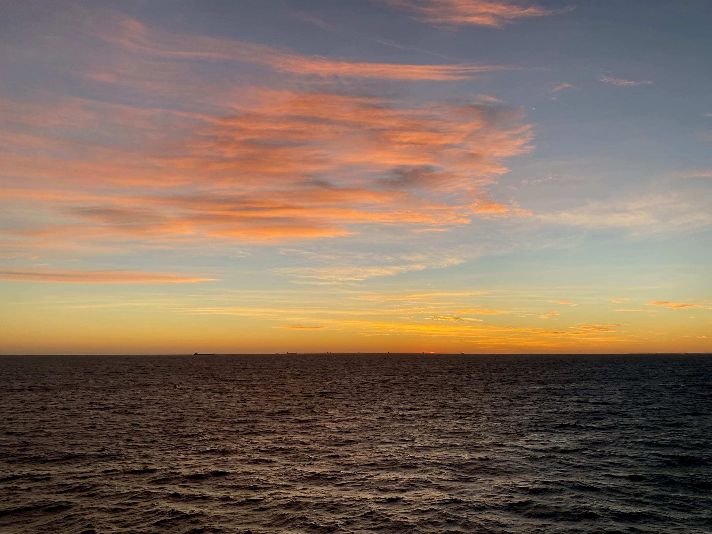 Ships on the horizon