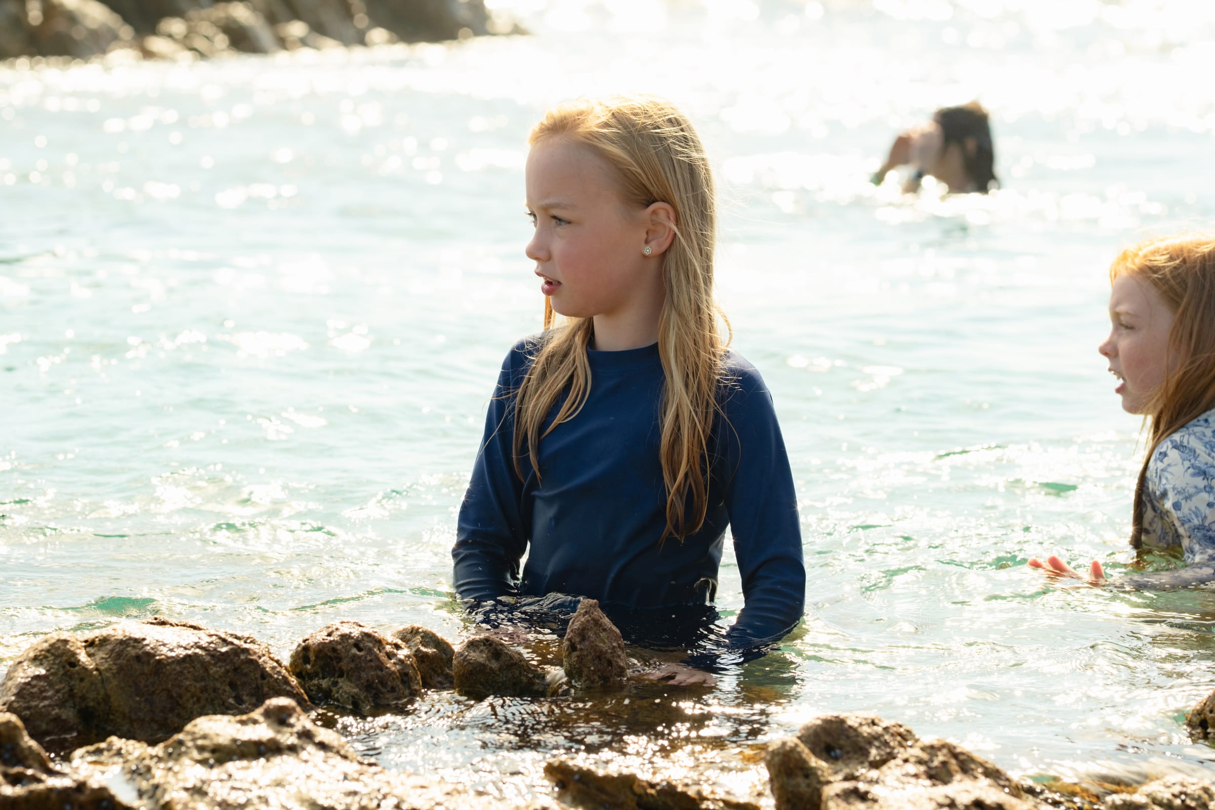 In the rock pool
