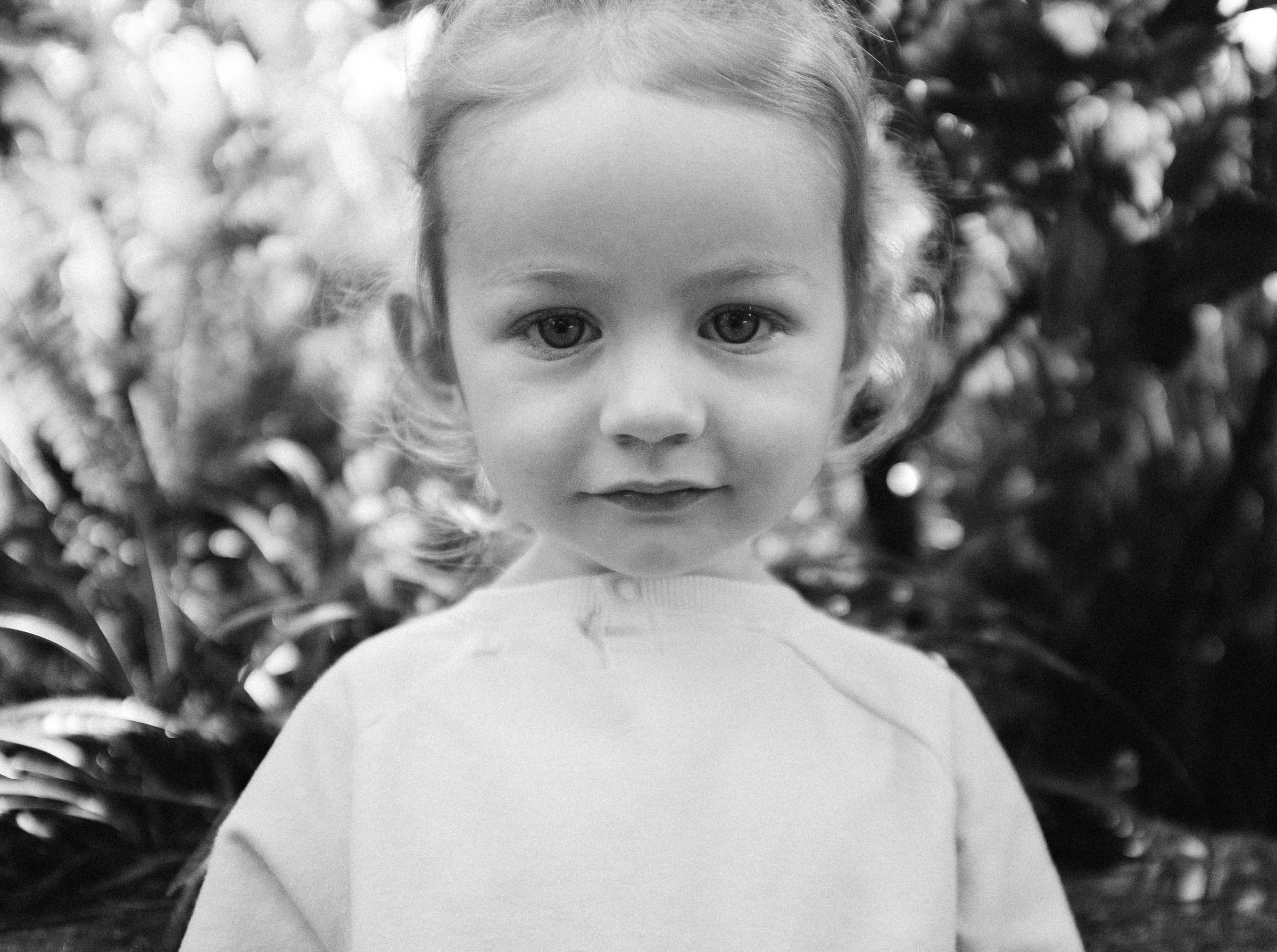 Backyard portrait