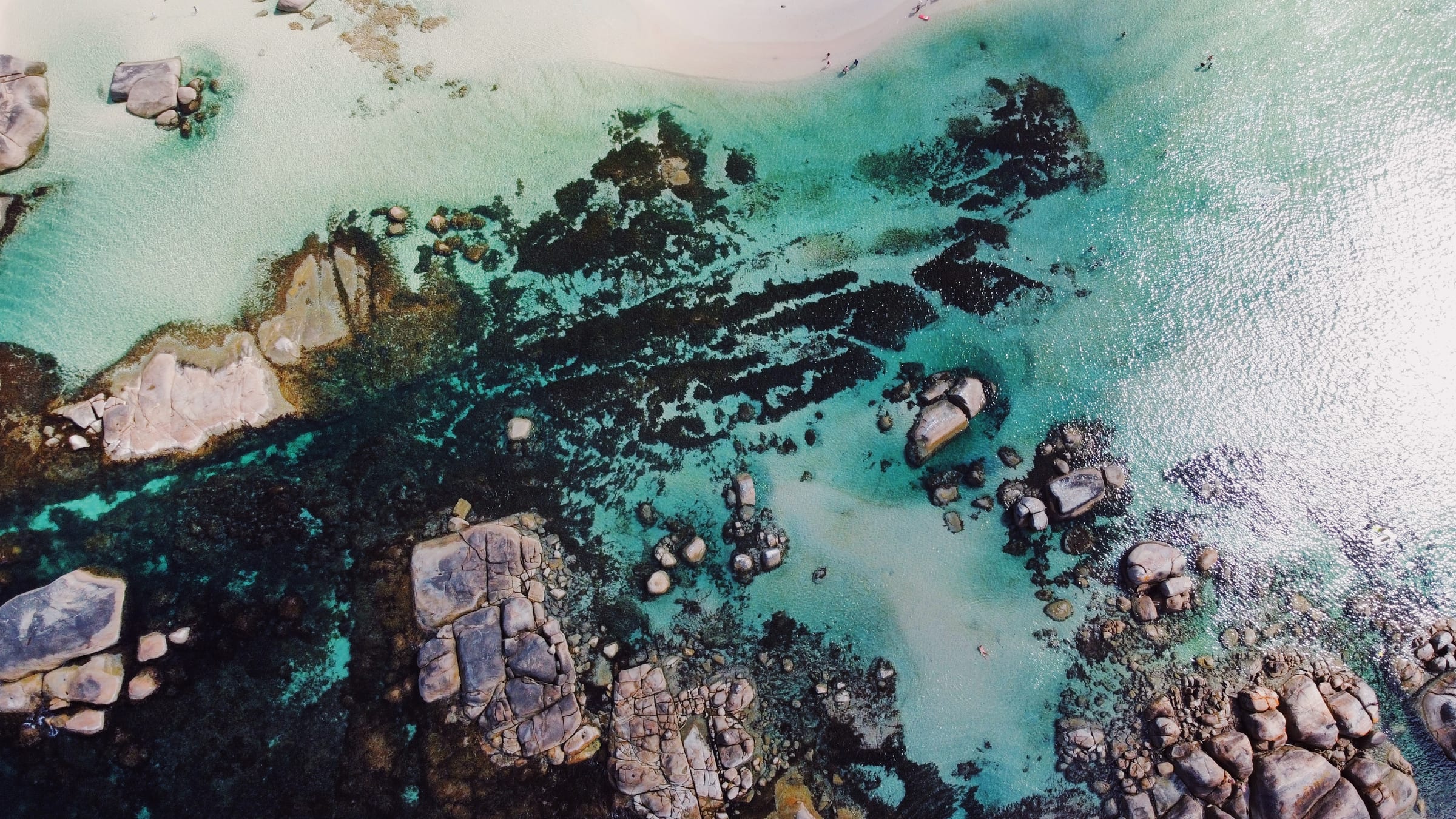 Reef from above